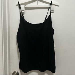 BNWT Black Plus Size Organically Grown Cotton Basic Cami